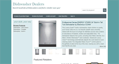 Desktop Screenshot of dishwasherdealers.com